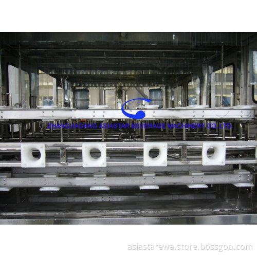 1200BPH 3-5Gallon barrel rinsing machine